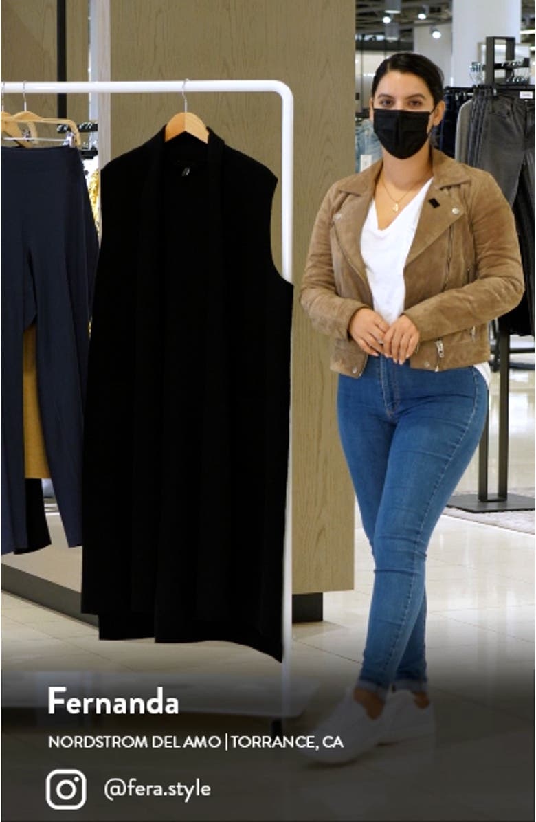 Boiled Wool Long Vest, sales video thumbnail