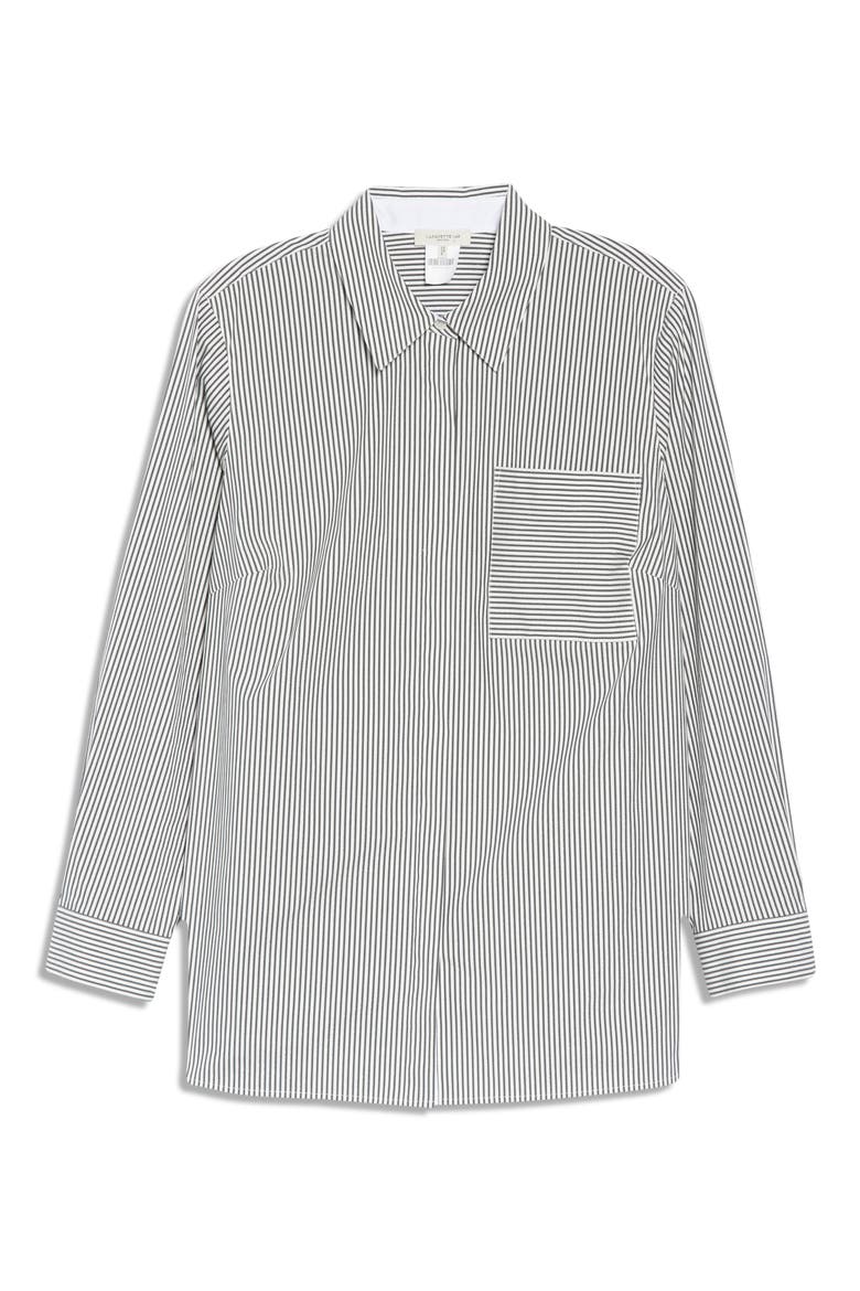Ruxton Stripe Cotton Blend Shirt, Alternate, color, CASTLE GREY MULTI