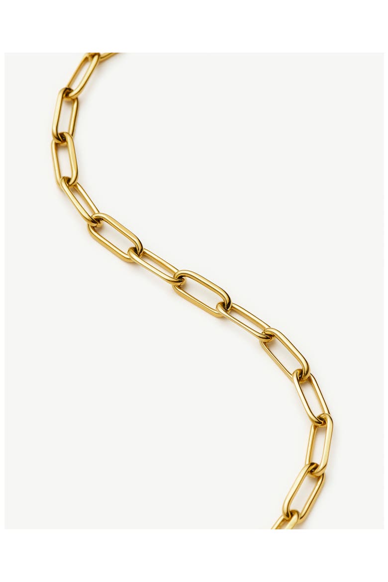 Classic Paperclip Chain Necklace, Alternate, color, GOLD