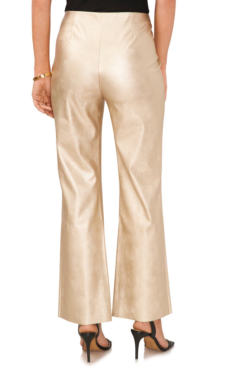 Vince Camuto Faux Leather Flare Leg Pants, Alternate, color, 