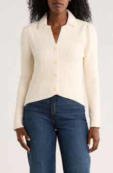 DKNY Jeans Johnny Collar Cardigan