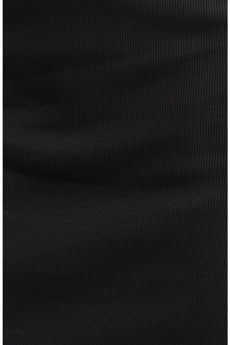 Tatiana Check Trim T-Shirt Dress, Alternate, color, BLACK
