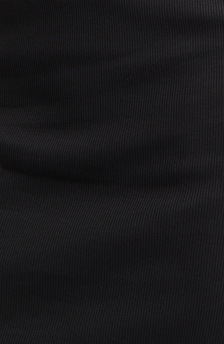 Burberry Tatiana Check Trim T-Shirt Dress, Alternate, color, Black