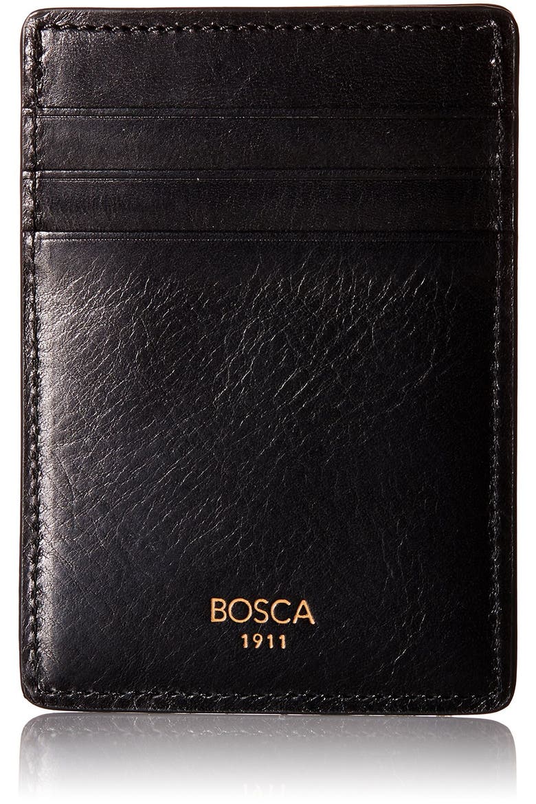 Dolce Deluxe Front Pocket Wallet, Black, Main, color, Black