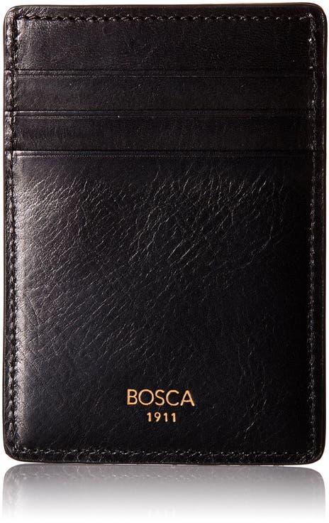Dolce Deluxe Front Pocket Wallet, Black