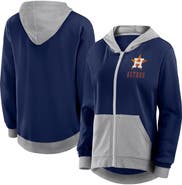 FANATICS Women's Fanatics  Navy Houston Astros Hit It French Terry Full-Zip Hoodie
