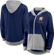 FANATICS Women's Fanatics  Navy Houston Astros Hit It French Terry Full-Zip Hoodie