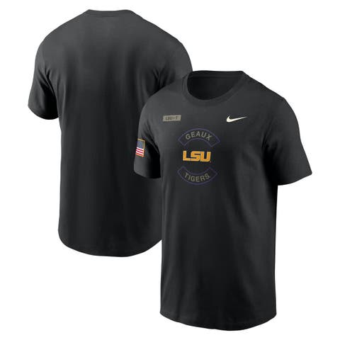 Men's Nike Black LSU Tigers 2025 Military Appreciation Performance T-Shirt
