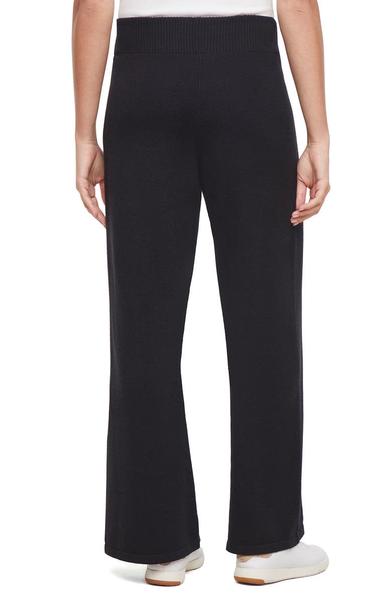 Three Dots Ally Wide Leg Pull-On Pants, Alternate, color, Black Beauty