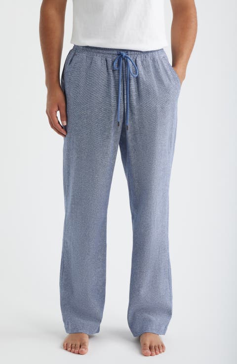 Slub Linen & Cotton Pajama Pants