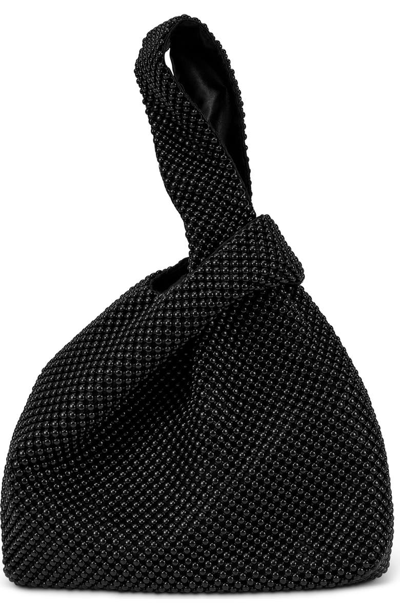 Jessica McClintock Logan Beaded Handbag, Alternate, color, Black