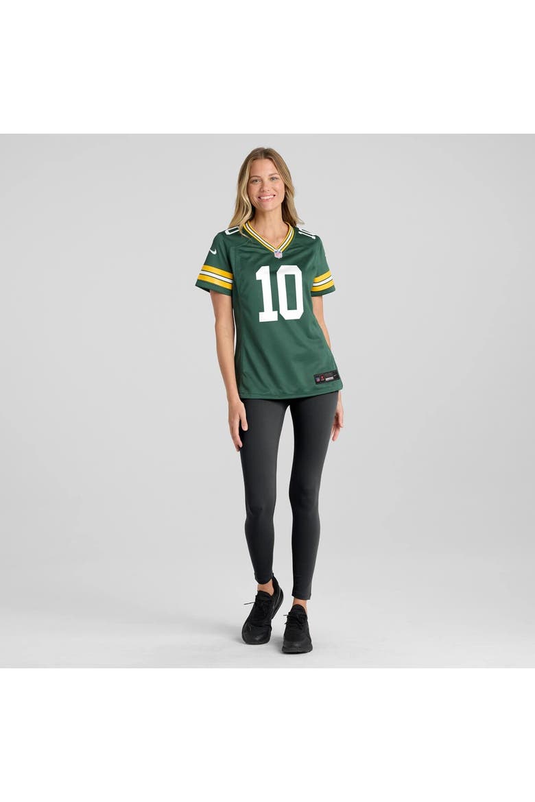 Women's Nike Jordan Love Green Green Bay Packers Game Jersey, Alternate, color, Green