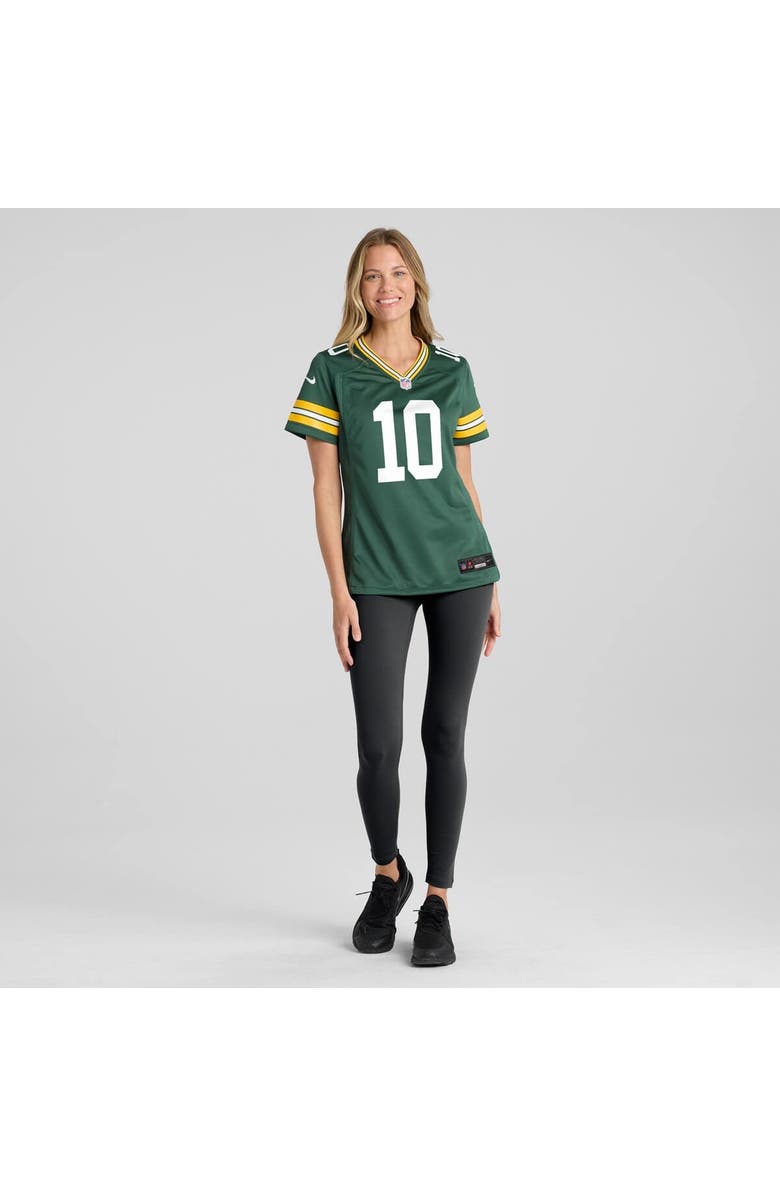 Nike Women's Nike Jordan Love Green Green Bay Packers Game Jersey, Alternate, color, Green