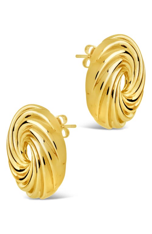 Sterling Forever Cruller Stud Earrings
