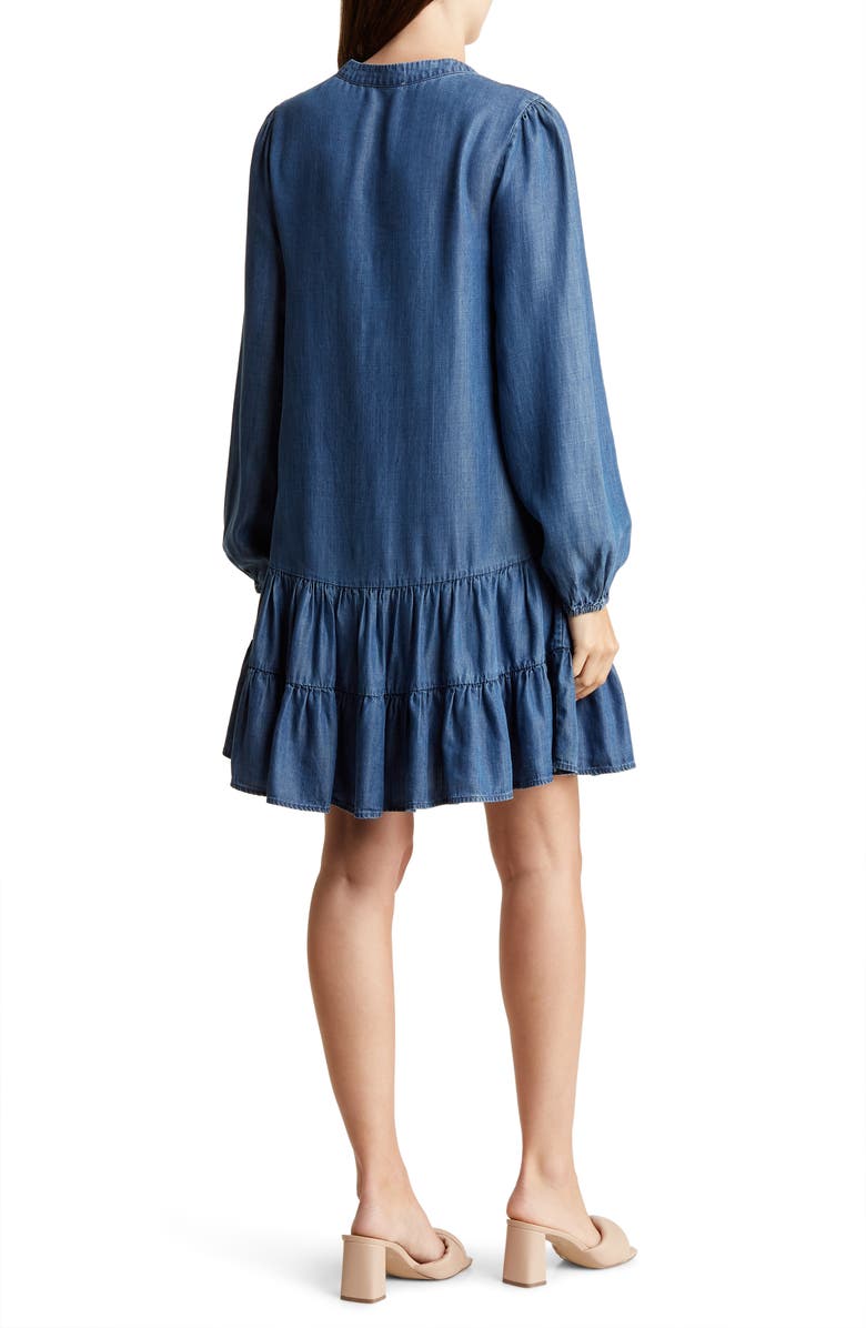 Lovestitch Long Sleeve Tencel<sup>®</sup> Lyocell Shift Dress, Alternate, color, 