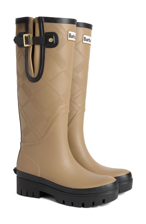 Leighton Tartan Tall Rain Boot