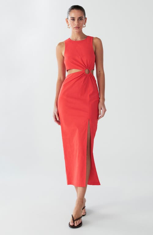 Bwldr Marigot Dress In Red