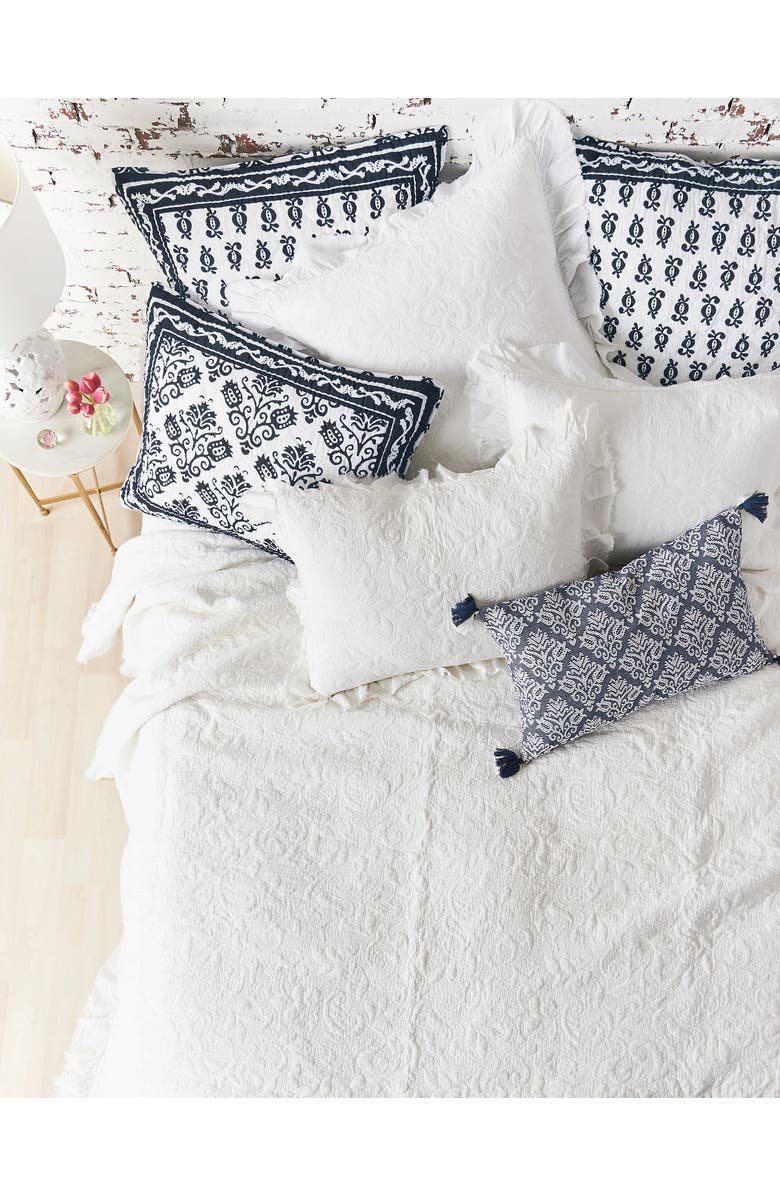 carol & frank 20" x 26" Colonial Williamsburg 20" x 26" Cassie Standard Sham, Alternate, color, Blue