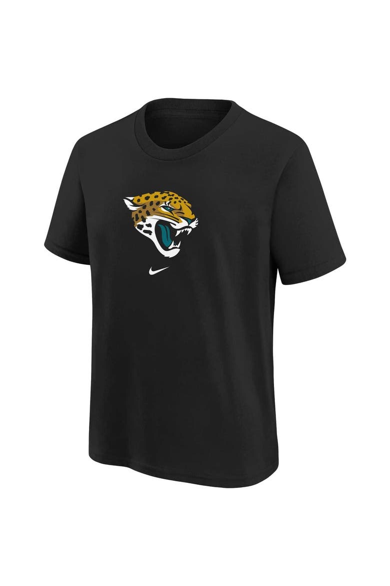 Youth Nike Black Jacksonville Jaguars Logo T-Shirt, Alternate, color, Black