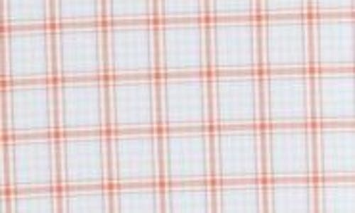 Untuckit Wells Check Performance Stretch Button-up Shirt In Orange