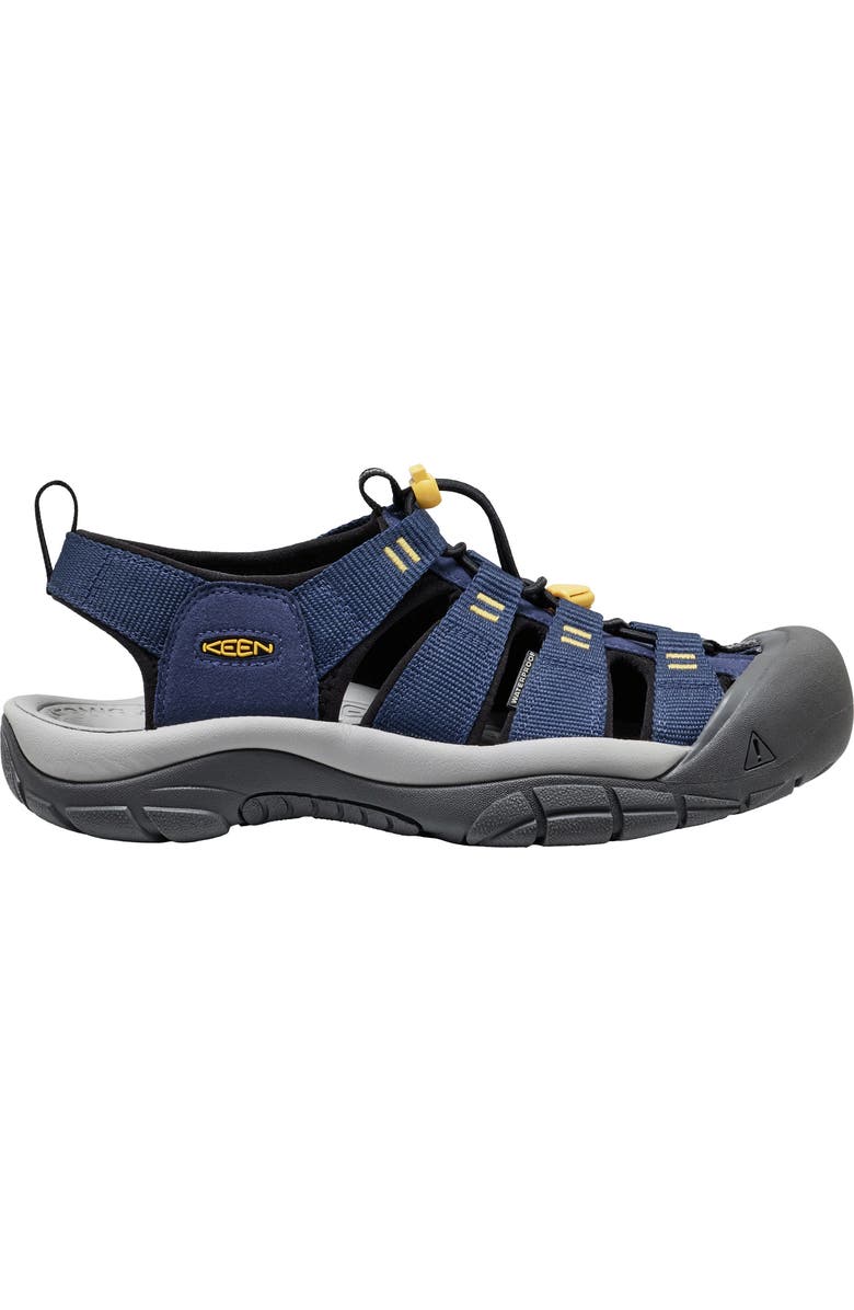 KEEN Newport H2 Water Hiking Sandal, Alternate, color, Naval Academy/ Keen Yellow