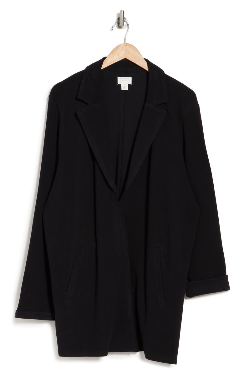 Caslon<sup>®</sup> Raw Edge Knit Blazer, Alternate, color,