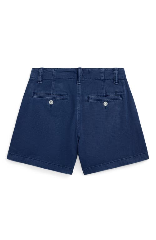 Polo Ralph Lauren Big Girls Chino Shorts In Light Navy