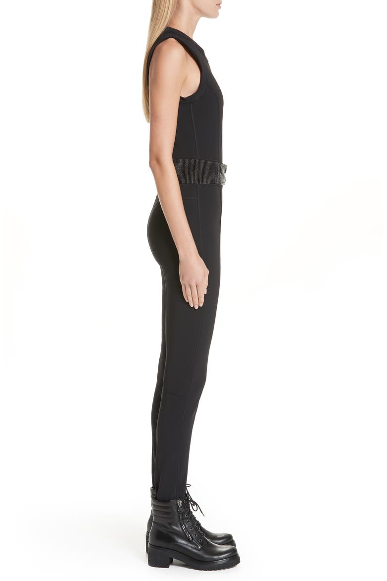 Tuta Belted Jumpsuit, Alternate, color, BLACK