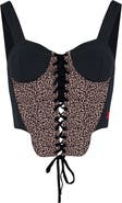 PCFG Free Heaven Leopard Corset Top