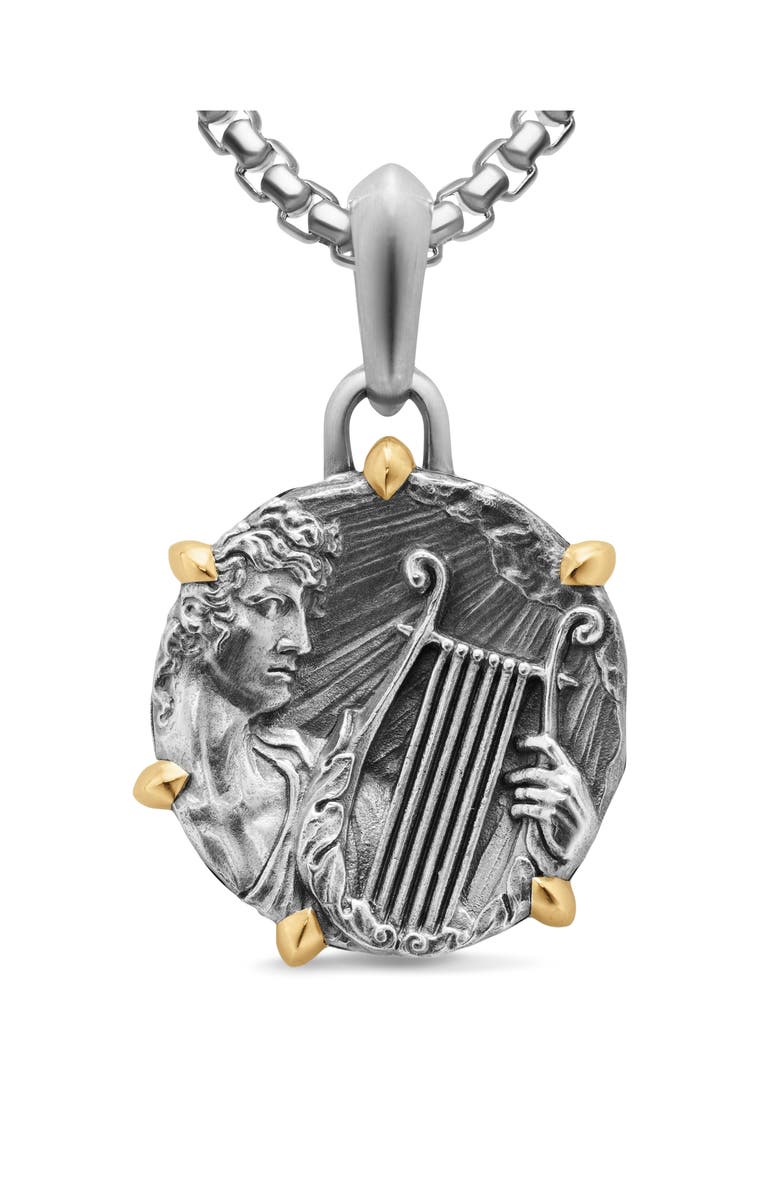 David Yurman Apollo Amulet, Alternate, color, Silver