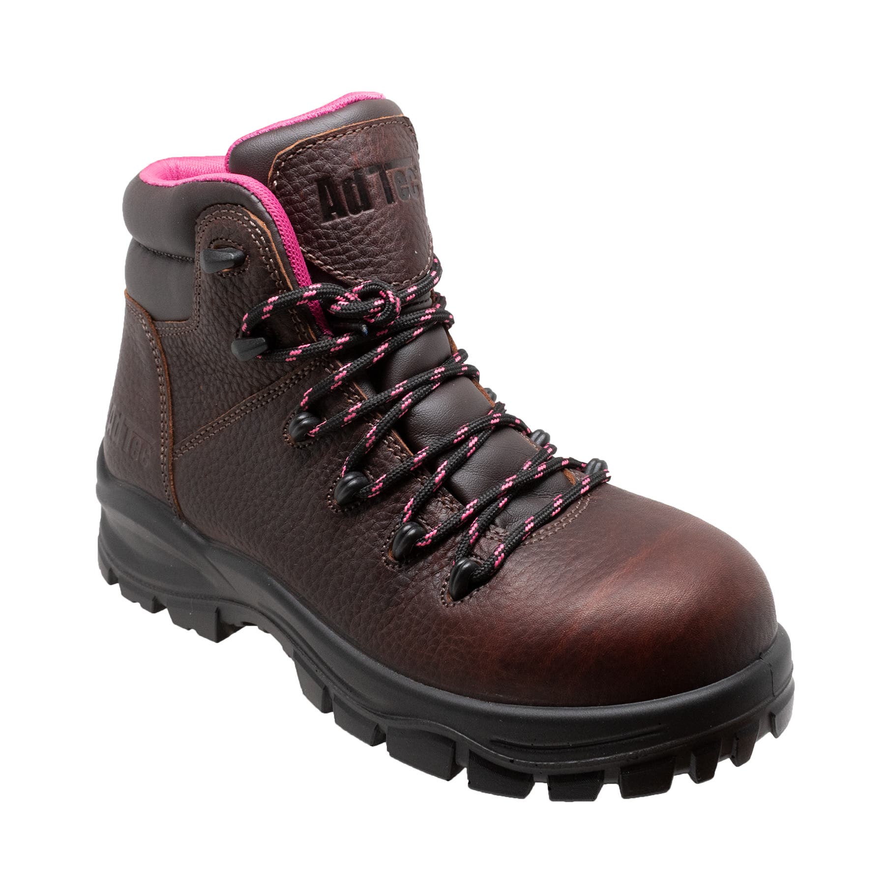 Women 6" Waterproof Soft Toe Work Boot Brown, Main, color, Brown