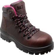 AdTec Women 6" Waterproof Soft Toe Work Boot Brown