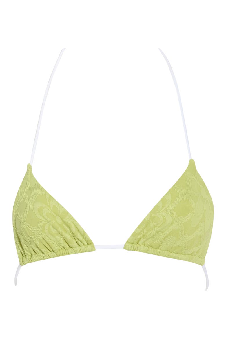 Michelle Triangle Bikini Top, Alternate, color, GUACAMOLE