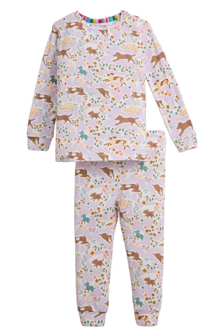 Kids' Best Fur-end Two-Piece Fitted Pajamas, Main, color, PINK