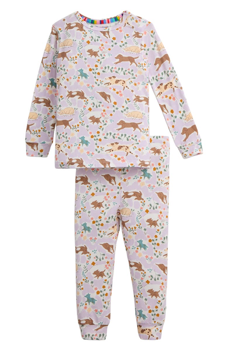 Magnetic Me Kids' Best Fur-end Two-Piece Fitted Pajamas, Main, color, 