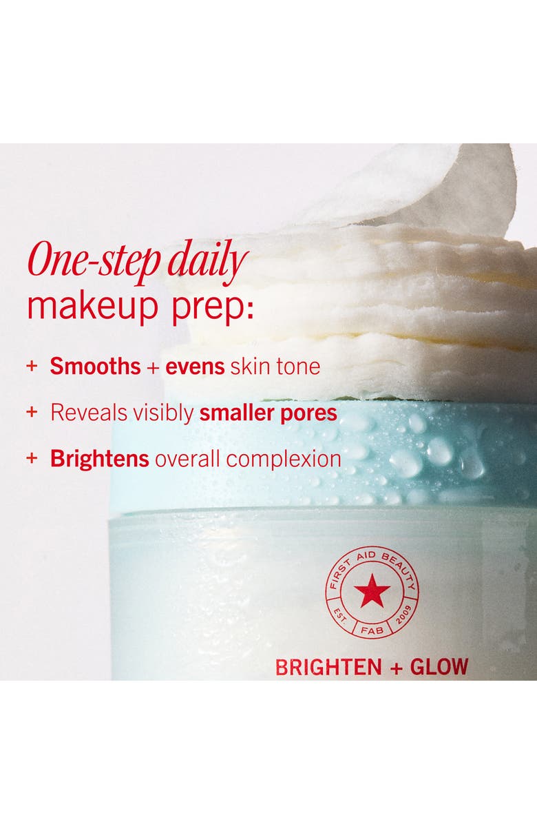 First Aid Beauty Brighten N Glow Facial Radiance Pads, Alternate, color, 