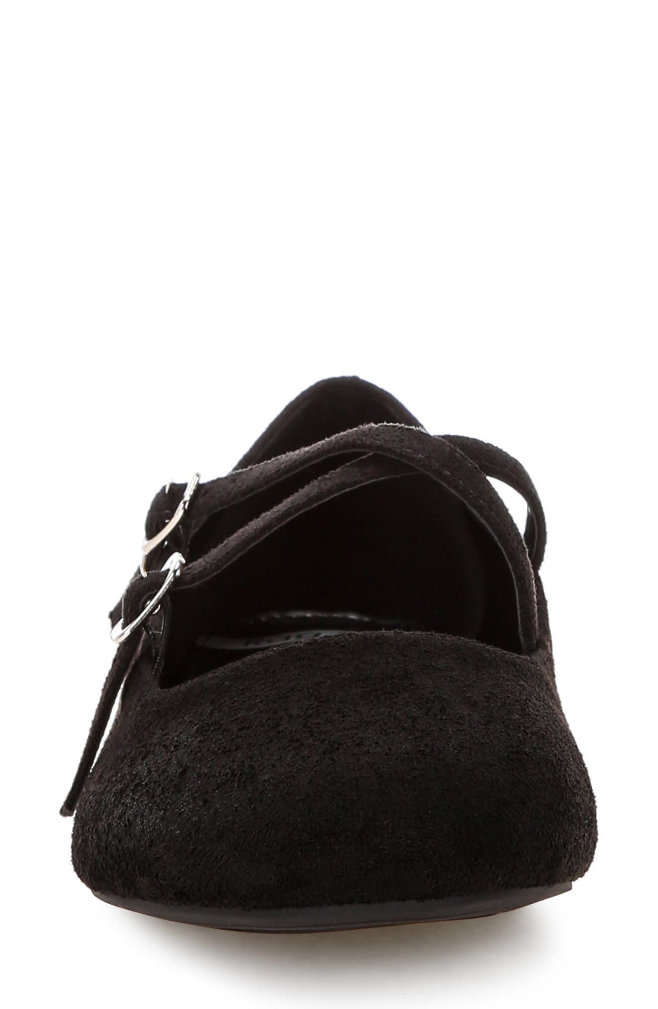 Nayela Mary Jane Flat, Alternate, color, BLACK