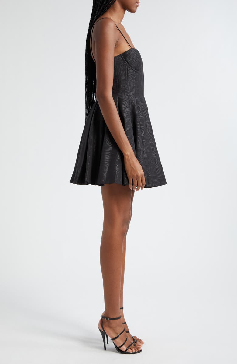 Alice + Olivia Adara Cotton Blend Bustier Minidress, Alternate, color, 