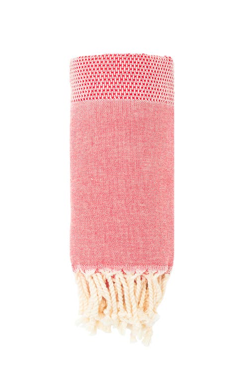 Sunkissed Sand Free Beach Towel - Traditional in Montenegro Red 