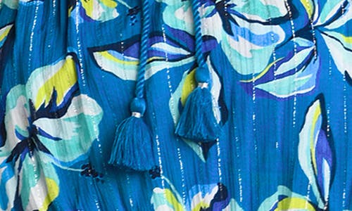 La Blanca Off-shoulder Midi Dress In Ocean