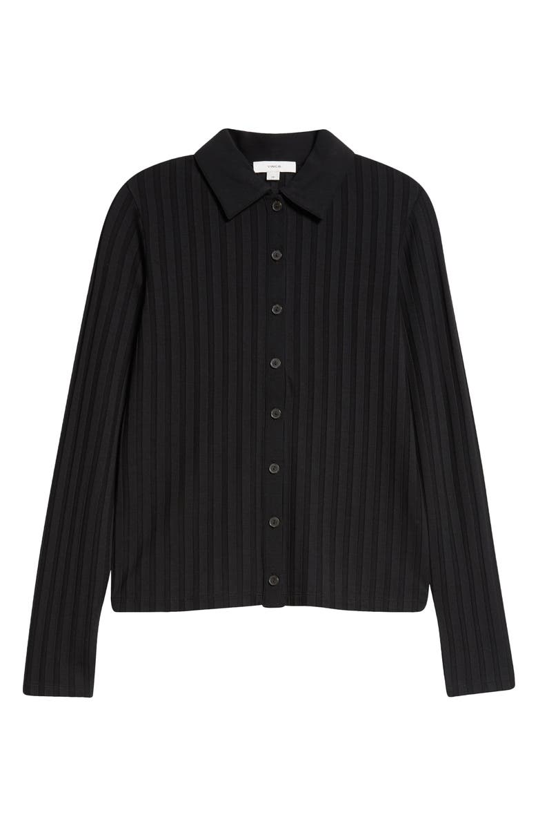 Vince Collar Rib Cardigan, Alternate, color,