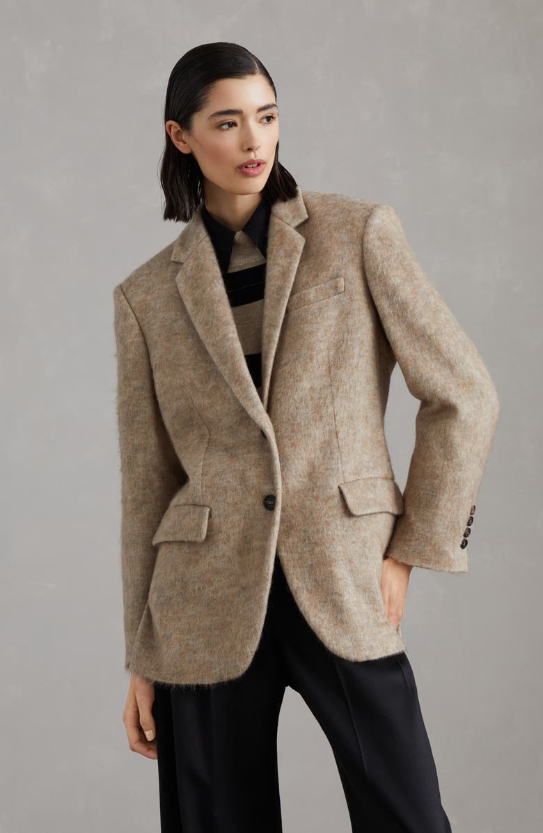 Brunello Cucinelli Knit blazer with monili, Alternate, color, 