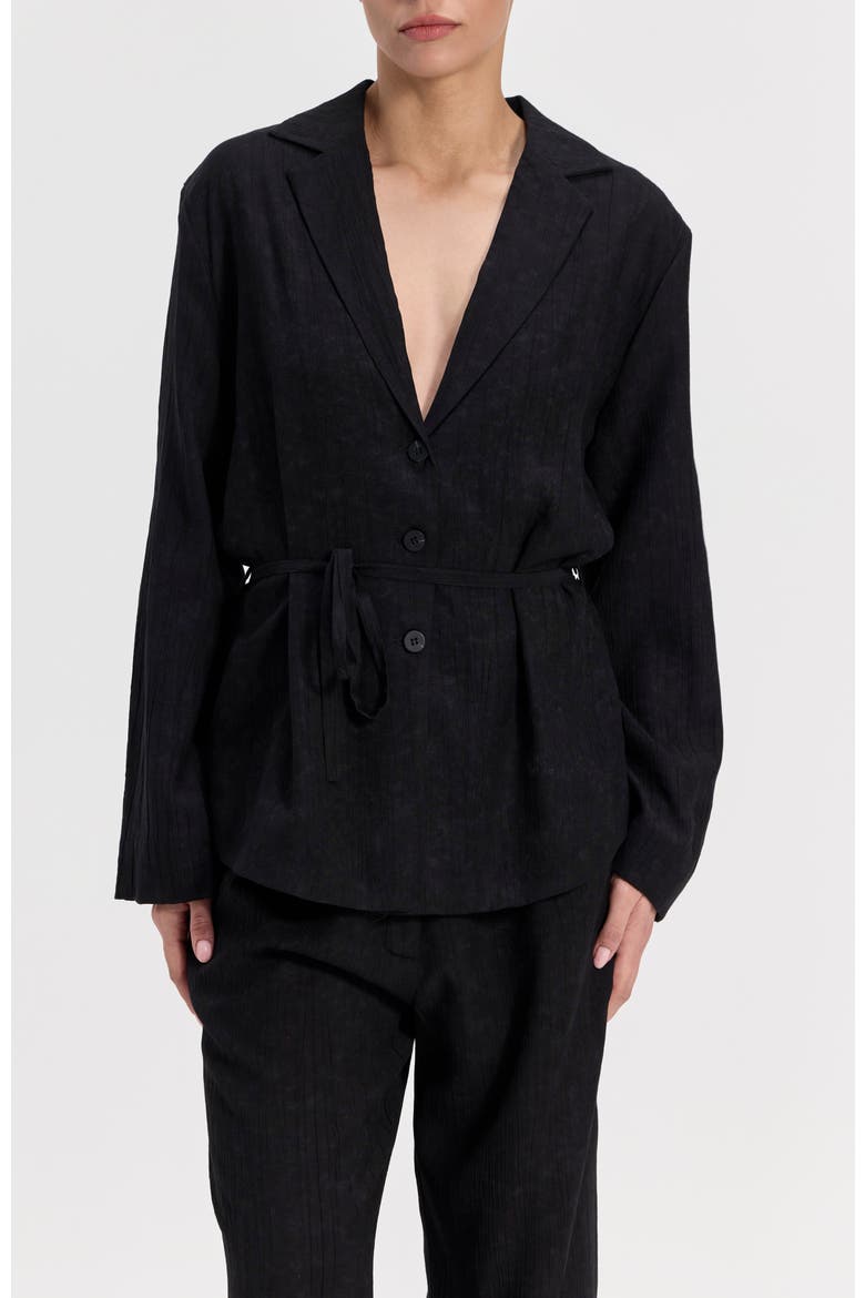 Lightweight Textured Jacket, Main, color, Black