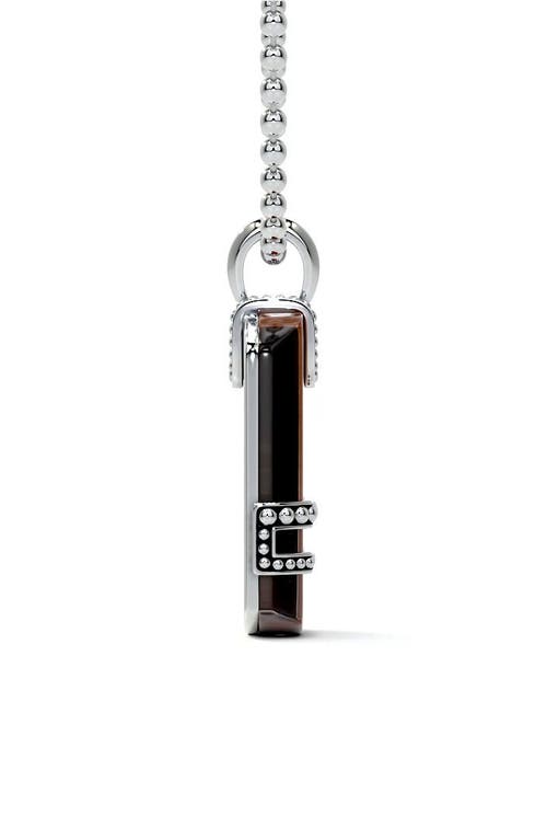 Lagos Anthem Tag Amulet In Tigerseye