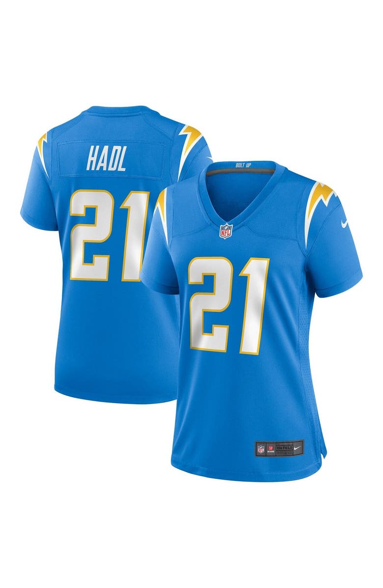 Nike Women's Nike John Hadl Powder Blue Los Angeles Chargers Game Retired Player Jersey, Main, color,