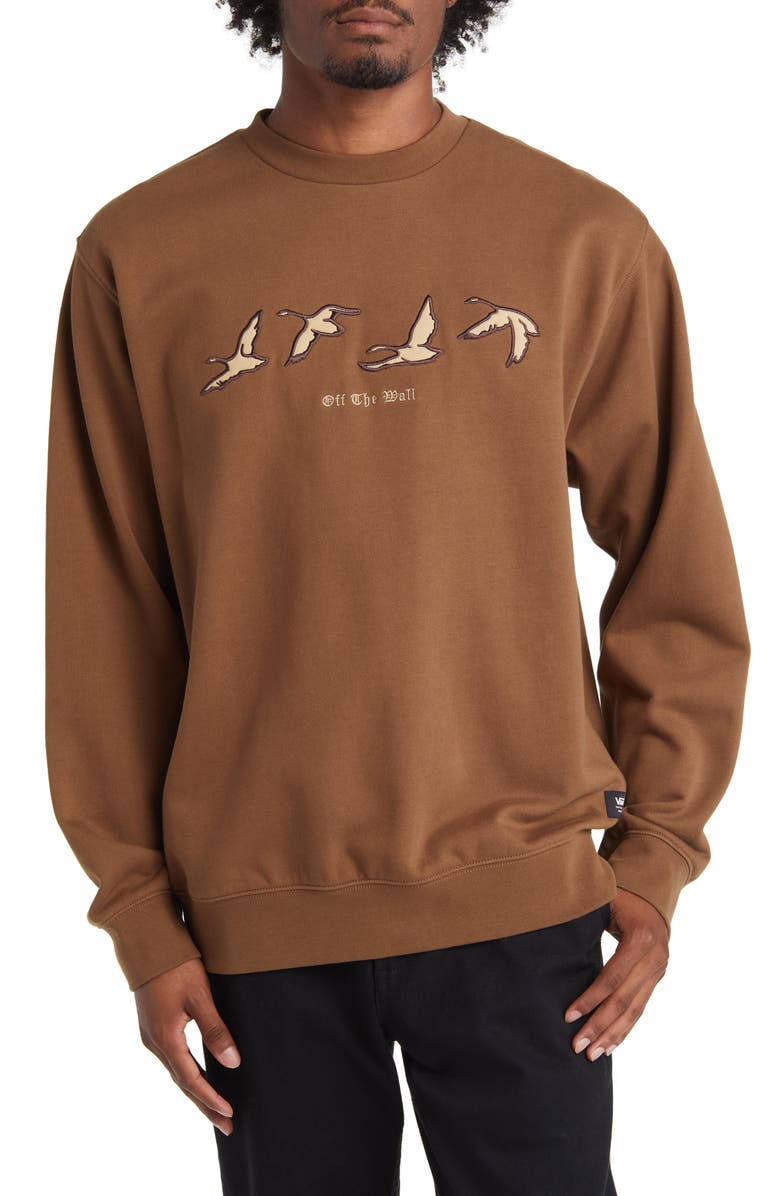 Vans Geese Crewneck Sweatshirt, Main, color, 