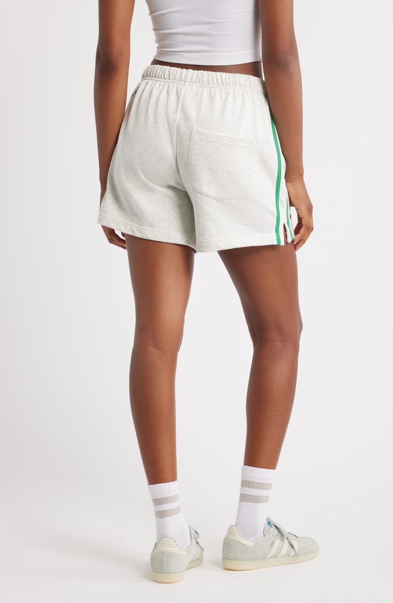 THE MAYFAIR GROUP Go Offline Graphic Sweat Shorts, Alternate, color, Grey