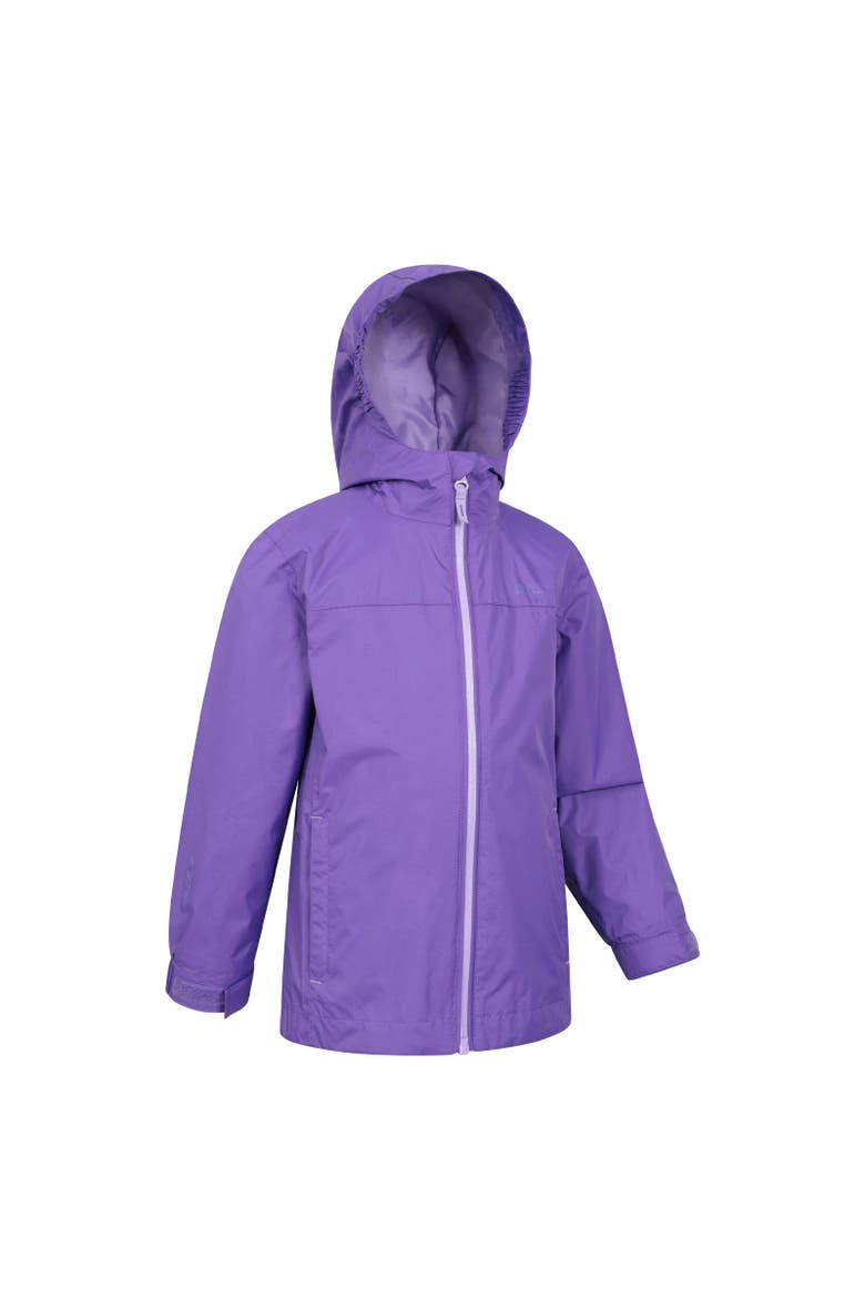 Childrens/Kids Torrent Taped Seam Waterproof Jacket, Alternate, color, Purple
