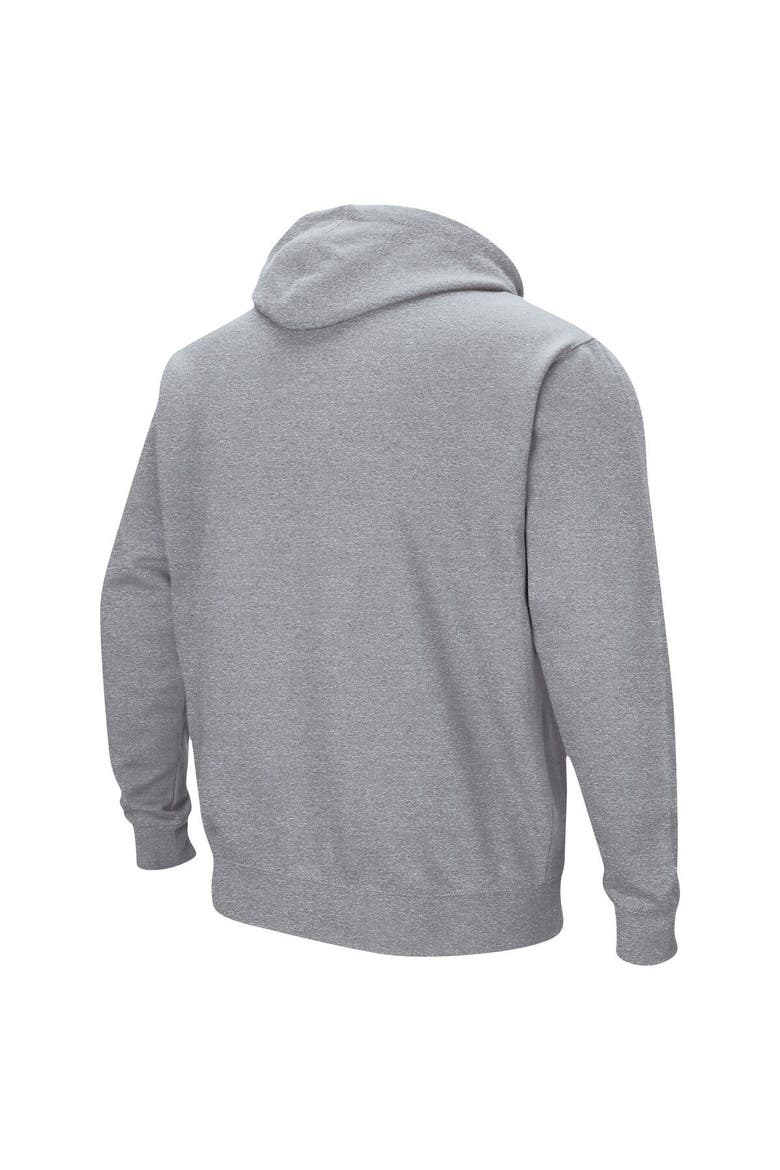Men's Colosseum Heather Gray Baylor Bears Arch & Logo 3.0 Pullover Hoodie, Alternate, color, Heather Gray