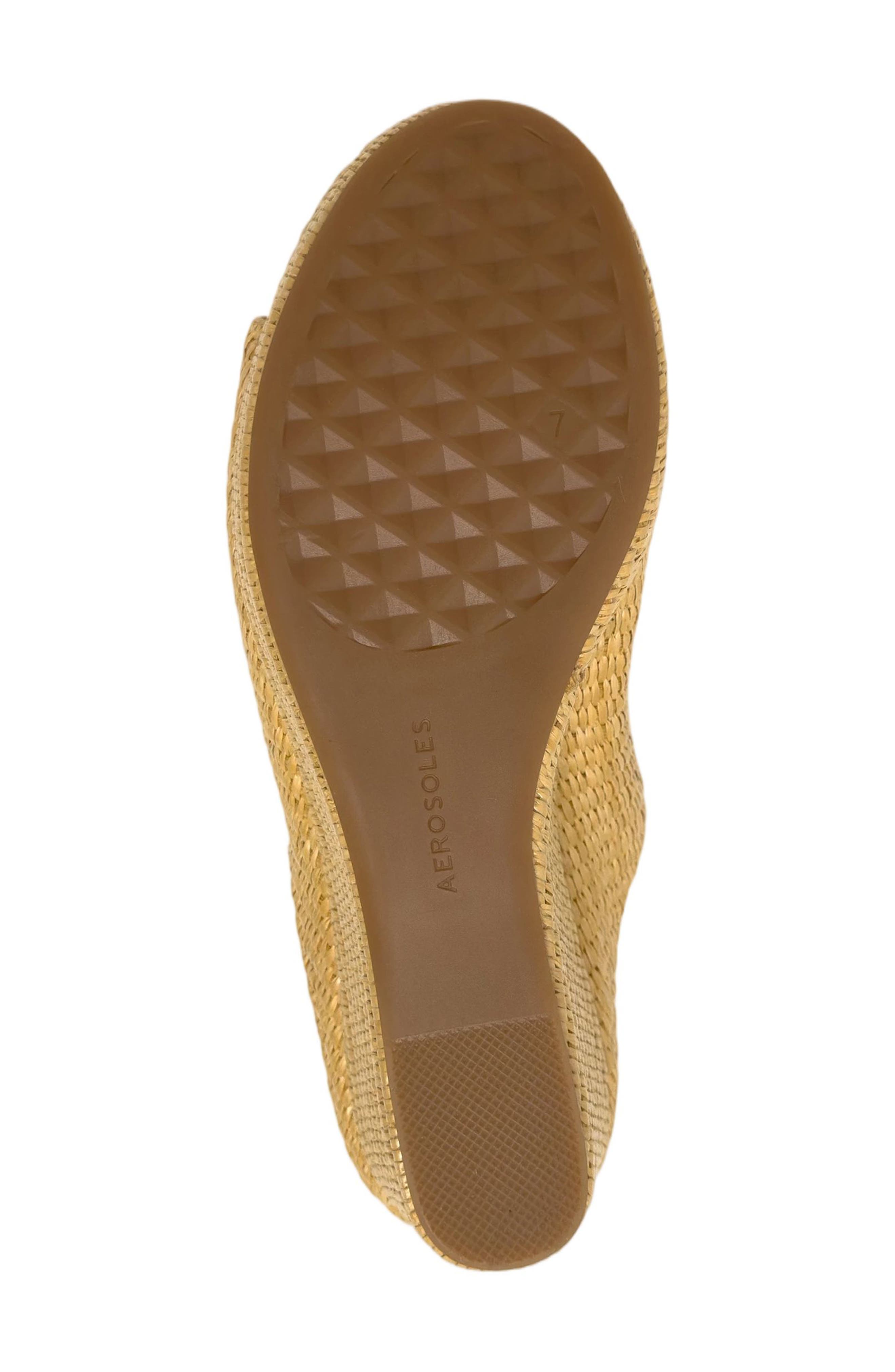 Cafe Woven Wedge Sandal, Alternate, color, NATURAL